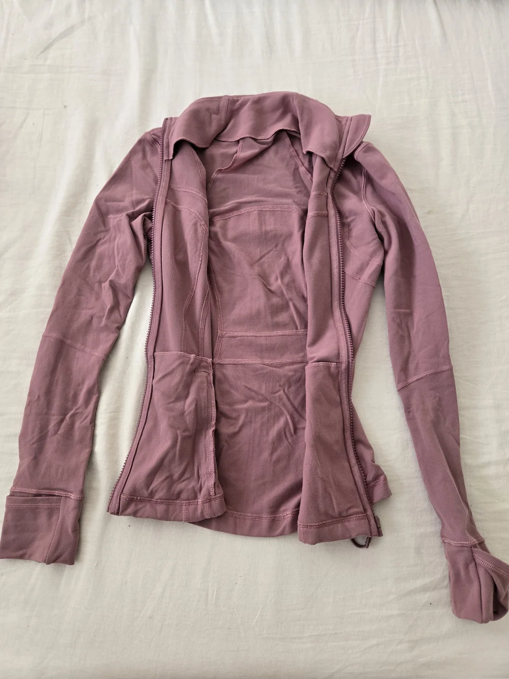 lululemon athletica Mauve Pink Zip-Up Athletic Jacket
